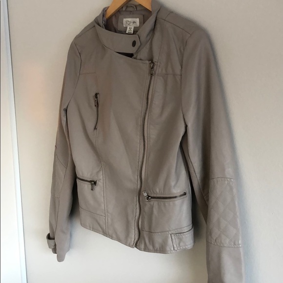 Faux Leather Moto Jacket - Picture 3 of 5